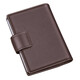 SEPTWOLVES genuine leather card bag for men multi-card business card holder cowhide small card holder women's card bag bank large capacity card holder brown