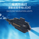 
Du Bihuang Remote Control Submarine Mini Simulation Shark Yacht Long Distance Remote Control Fish Tank Water Tank Children's Water Toy 9.8cm4 Pass Mini Light Blue