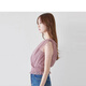 SNIDEL2025 early autumn new product sweet drawstring cross tulle V-neck sleeveless top SWCT254052 White One Size (F)
