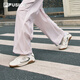 Fila Fusion Wing Shoes 2025 Летние тонкие подошвы, дышащие женские туфли, серебряные балетные туфли Tofu White/Night Olive Green-To 36