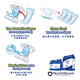 NORTHSHORE thickened adult diapers, diaper pads for the elderly, pad diapers for the elderly, 22x50cm, 60 pieces