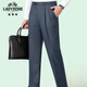 Pantalon de soie de mûrier de voiture classique pour la tenue de père mince d'été de style moyen et âgé de l'âge moyen et âgée de la taille élevée en profondeur anti-rides et sans fer sans fer 6625b de chanvre à plis monomachée 31 pieds 4 approprié 110-120 Jin [Jin est égal à 0,5 kg]