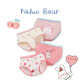 Nido Bear Girls 'Unterwäsche Dreieck reine Baumwollshorts kleine Mädchen kleine und mittlere Kinderunterwäsche Baby Baby und Kleinkindklasse A Unterwäsche 40 Antibakteriell T1429T1431 (vier Packungen) 120 empfohlenes Gewicht 25-34 Jin [Jin gleich 0,5 kg]