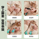 Tianmiaomiao cat paw cover, washing cat foot cover, anti-cat claw nail gloves, holding cat, feeding medicine, anti-scratch scratch cover, cat pet bathing artifact, purse cat foot cover-blue (pack of 4), anti-scratch/medication/beauty/bathing, etc.