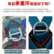 Five-point safety belt, high-altitude anti-fall double hooks, outdoor construction, high-altitude air-conditioning anti-fall double rope construction site safety belt, new national standard, quick plug upgrade, double large hook buffer bag 2 meters (type Z)