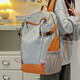 Rucksack 2025 Neues Frauen mit großer Kapazität Casual Trendy Outdoor Rucksack Junior- und Senior High School Schools School Bag Waterdes Grey