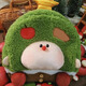 Tuzun 2024 new personalized cute apple panda backpack plush doll large capacity schoolbag birthday gift pink