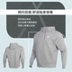 耐克（NIKE）官方 舰店夹克男女 25夏季新款运动休闲卫衣防风针织情侣上衣外套 灰色/情侣款单件/晒图退10 S (165/84A)