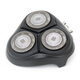 Zler eignet sich für Philips Shaver PT724 PT860 PT728 AT751 MVL3798 Blade Head Cover Messer Halter Kano Cover Ganzkopfzubehör Ladegerät Aufbewahrungsbox Schwarzer ganzer Kopf (importierter Messerkopf)