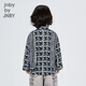 Jnby by JNBY New Jiangnan Buyi Children's Clothing Shirts Autumn Boys and Girls 1O8211790 088/Grey Green Combination 100cm