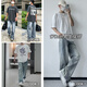 Playboy-Jeans für Herren Sommer dünne 2025 neue amerikanische Hosen mit geradlinigen Beinen lockere Beine lose Männerhosen 693 Nostalgic Thin S 90-105jin [Jin entspricht 0,5 kg]