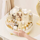 Rotating cosmetic storage box desktop large capacity skin care product lipstick storage box dressing table internet celebrity storage shelf cream platinum 360 rotating storage