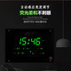 Le nouveau calendrier perpétuel électronique de Conboney Calendrier Calendrier LED montre le terme solaire silencieux Luminal Home Room Simple 691 Green Letter Satellite Temps 31 * 41 cm Autre