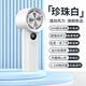 Pet dog special mouth hair dryer mini facial hair blower Bichon Teddy handheld bath artifact T100-S high speed fan - white power 5w
