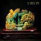 Xiuyu hand-carved Xiuyu landscape ornaments Zhaocai Town House high-end opening housewarming gift gift jade ornaments Pingping An An 6187