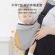 9I9婴儿背巾背带前抱横抱两用宝宝外出新生儿抱娃神器多功能四季 前抱横抱两用背带-灰色