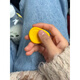 
MPPMCK sensory stone ADHD hyperactivity anxiety relief artifact finger toy silicone touch plate concentration training cold color 6 pieces delivery storage box