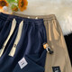 Waffle Shorts Herren 2025 Neue Sommermodemarke Heavy Lose Casual Hosen Straight Drying Sports Crispy Hosen K698 White M 90-110jin [Jin entspricht 0,5 kg]