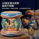 Guangdola Baby Spielzeug 0-1 Jahre alte Baby Handpattrommel Erleuchtung Frühschulgeschichte Maschine Kinder Musik Padd Drum Geburtstagsgeschenk