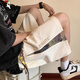 Woodpecker Japanese retro bear embroidered casual shorts men and women summer trendy couple loose wide-leg sports five-point pants flower white M