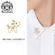 Royal Sasa Royal Sasa Hollow Puppy Brooch Cute Cartoon Pin Shirt Shirt Collar Pin T-shirt Pull Bouton Prévenir les fuites