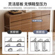 Gabinete de zapato de plomo gabinete de entrada gabinete gabinete de almacenamiento pared integrada patas de madera sólida patas de entrada de múltiples capas
