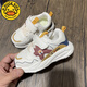 
G.DUCKKIDS little yellow duck children's shoes 25 spring and autumn style baby shoes for boys and girls Babu toddler shoes for children's functional shoes for children non-slip and transparent 9227 light pink spring and autumn style leather surface 27 inner length 16.5cm
