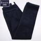 Beste High-End-Jeans für Männer mit Vlies verdickter mittleren und älteren, hohen Tailly-Daddy-Hosen BSD-1398 Dunkelblau Fleece verdickte 29 2 Fuß 2 Taillenumfang