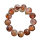 Natural rubber flower bracelet crystal bracelet for women, men, yellow watering, red rubber flower, small gum flower, golden koi rubber flower crystal JH14117 bead diameter about 14+mm
