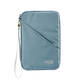 Yonghuan large-capacity passport bag portable family travel travel passport clip storage bag carry bag large blue gray can hold 4 passports
