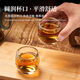 Toggle cup, high-end glass master cup, personal single cup, transparent Kung Fu tea cup, tea set, war drum cup, high-end 75ml (1 piece)