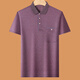 Hailan Home (HLA) Dad Summer Anzug Sommereiseis Seiden mittlerer Dad Dadel Casual Short Sleeve T-Shirt Vater im mittleren Alter Burgund + Hosen M 17080-110Jin [Jin gleich 0,5 kg]