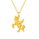 Saturday Fuyaju gold pendant zodiac horse animal year gift pure gold price A0415546 without chain, about 2.05g
