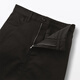 MUJI Women's Stretch Mercerized Twill A-Line Skirt Long Skirt Women's 25th Autumn Skirt Women's BE1YTC5A Black M (160/66A)