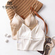 
Modal silk satin beautiful back short suspender French triangle cup mulberry silk underwear no wire silk bra 2025 new product FHZ25B2-9756-4 brown M