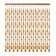 Qiling (QL) peach wood door curtain, crystal partition curtain, bathroom living room curtain, six-character mantra, gourd bead curtain, no need to punch holes, custom-made other sizes, take photos for a low price