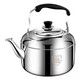 304 stainless steel commercial large capacity kettle gas household hot water kettle open flame kettle gas induction cooker 5L