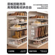 Litai solid wood shoe cabinet door entrance cabinet storage cabinet integrated wall entrance cabinet household door entrance corridor cabinet storage cabinet [Shop manager recommendation] increased sixth floor 120x32x122