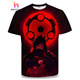 
Yamamori Nanshi 2025 short-sleeved Naruto anime series T-shirt 3D printed trendy casual tops Xiao Quan family photo TXU1504 S suitable for 80-90Jin [Jin equals 0.5 kg]