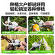 OULAIDE brushless gardening lithium battery rechargeable electric scissors trimming tree branches pruning fruit tree cuts brushless 688VF two electricity and one charge (can be cut 4.0CM)