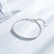 Chao Acer Explosive Blonde Beads Platinum Bracelet Women's PT950 Hand Jewelry Stacked High-Level Gift Priced at 380 Yuan 4.15g, Chain Length Approximately 16cm + Tail Chain