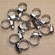 
Yusenyi high-quality universal stainless steel hose car special throat hose oil pipe clamp hose water pipe clamp 9mm width throat hose 21-3890-100 pieces/pack