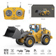 NMCK-Bagger 1-3 Jahre alte Fernbedienungs-Legierungs-Legierung Fernbedienung Fahrzeug Excavator Fernbedienungstechnik Fahrzeug Muldenkipper Kinderspielzeug Bulldozing 1047 Leichtmetallkipper (mit 9 Kanal-Fernbedienung)