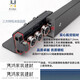 OUOETYTLXT中岛台伸缩隐藏式轨道厨房吧台延伸导轨餐桌抽拉台面滑轨五金 导轨1700mm总长/行程1585mm