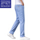 Romon Ultra-dünn Ice Seide Jeans Herren Sommer 2025 Neue Stil Leichte und dünne Sommer High-End Slim Straight Stretch Vielseitige Hose 9767 Hellblau + 9767 Medium Blue Special Rabatt 2 Stück 33