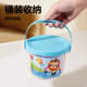得力(deli)24色彩泥套装 橡皮泥玩具超轻粘土美术手工DIY黏土玩具手提桶装 儿童开学文具生日礼物蓝