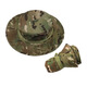 Camouflage Bunny Hat Outdoor Sun Hat Men's Big Brim Round Hat Fishing Hat Camouflage Hat Sun Protection Hat Bunny Hat-Dark Green 55-59CM