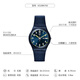 
Swatch Swiss watch Gentleman Blue 2.0 Double Calendar School Opening Gift Quartz Men's and Women's Watch Exam Table SO28N702