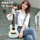 
OTHER Rongde Hall ukulele 23 inch beginners students girls boys small guitar children ukulele 21 inch smoked purple