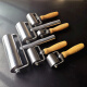 Rueda de prensa de acero inoxidable de sets enorme rodamiento de doble rodamiento de soporte sólido Roller impermeable Press de cuero Rodillo de hierro Autoadhesivo Burbuja de escape de escape de 5 cm Rueda de prensa de acero inoxidable (aproximadamente 695 gramos Manija de metal D40